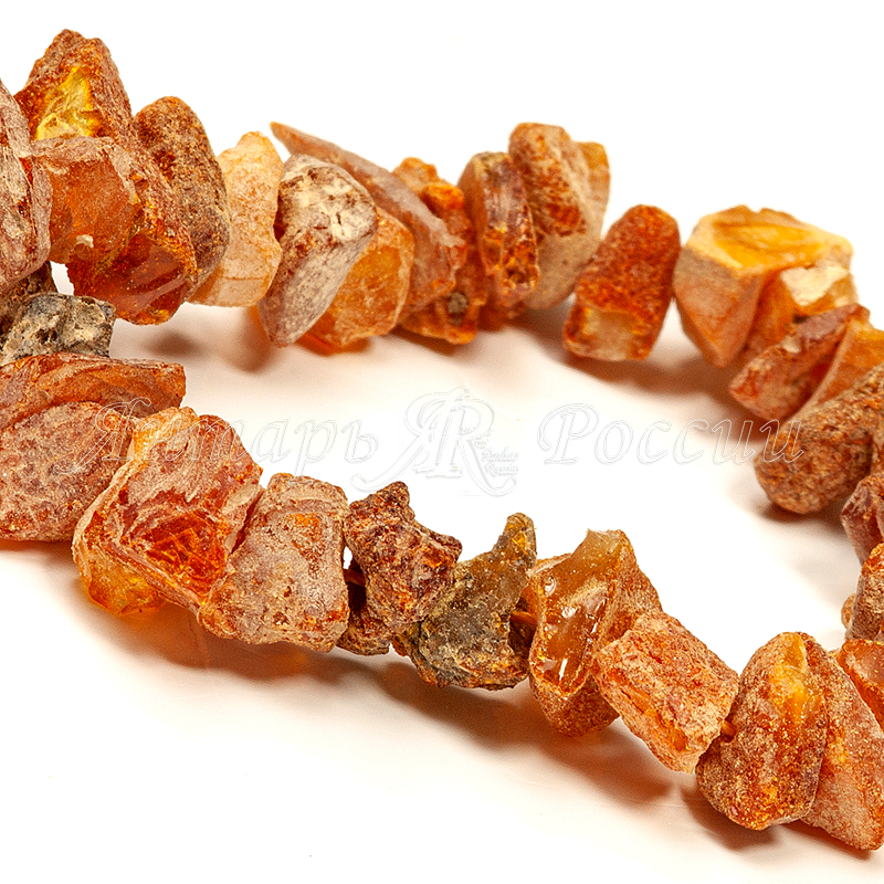 Бусы янтарь