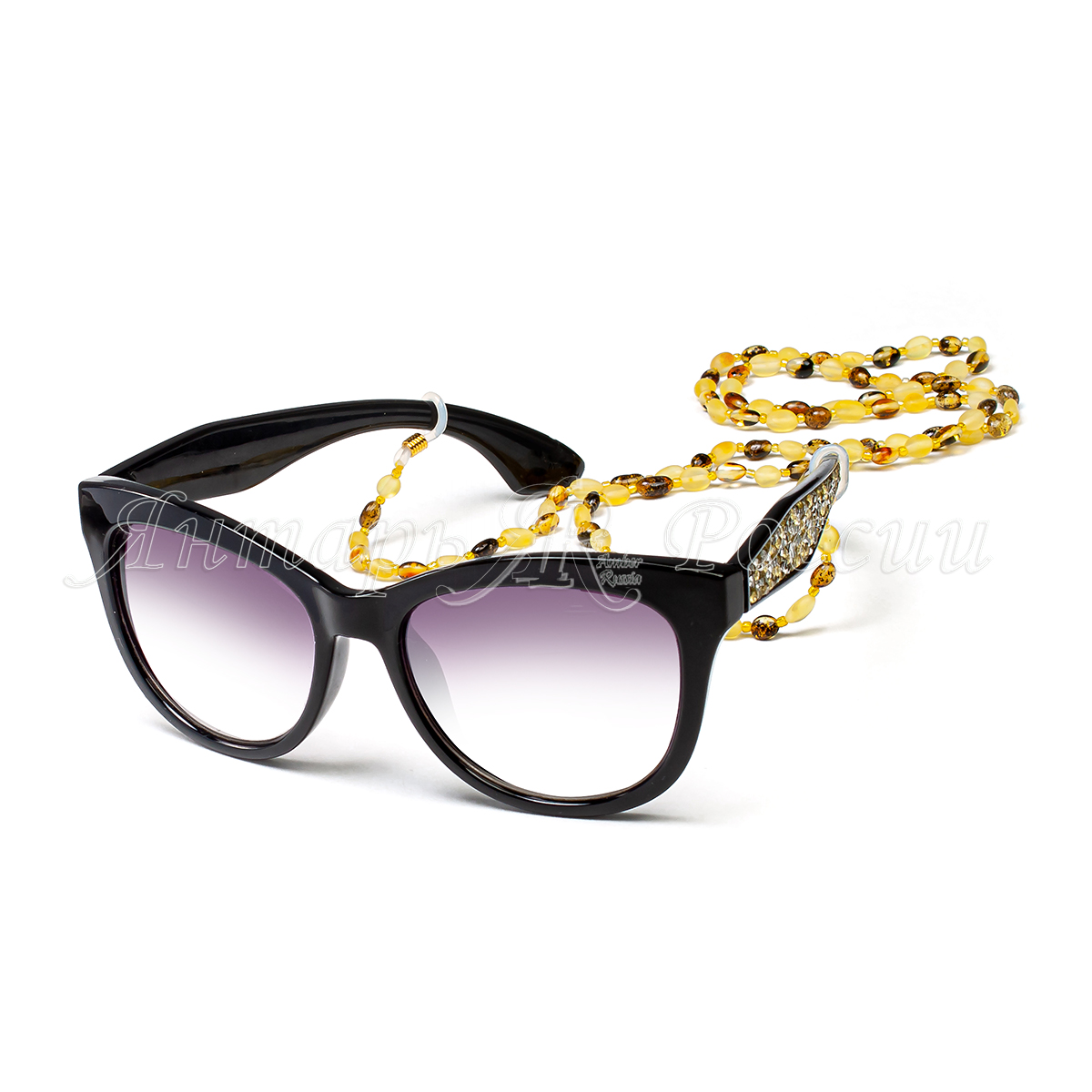 Бусы для очков Янтарь