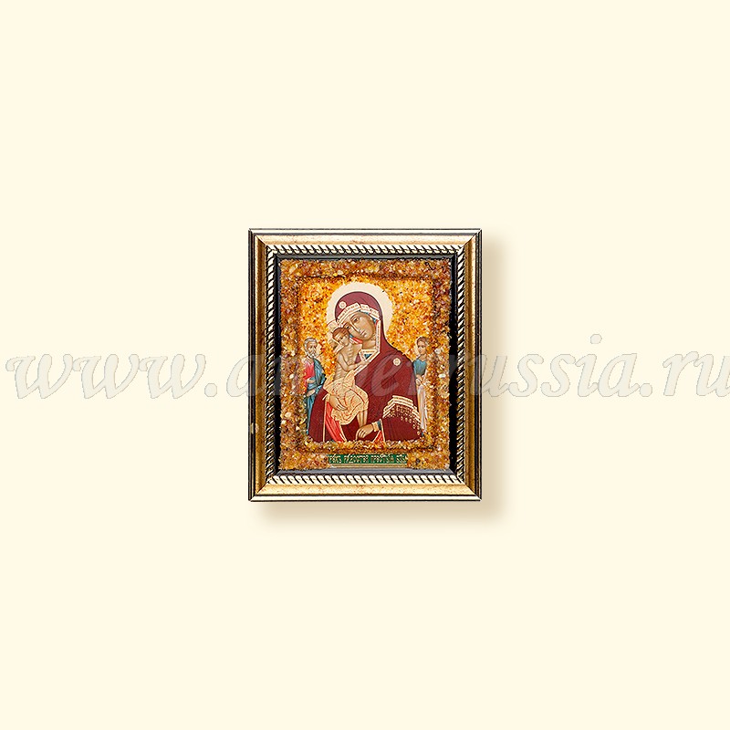 Икона БМ.Трех радостей Янтарь