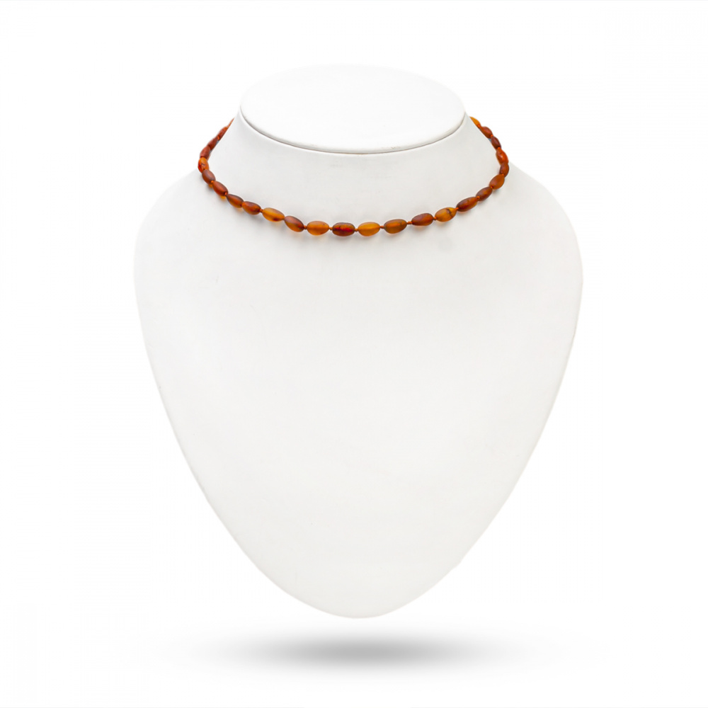 Бусы детские, янтарь
