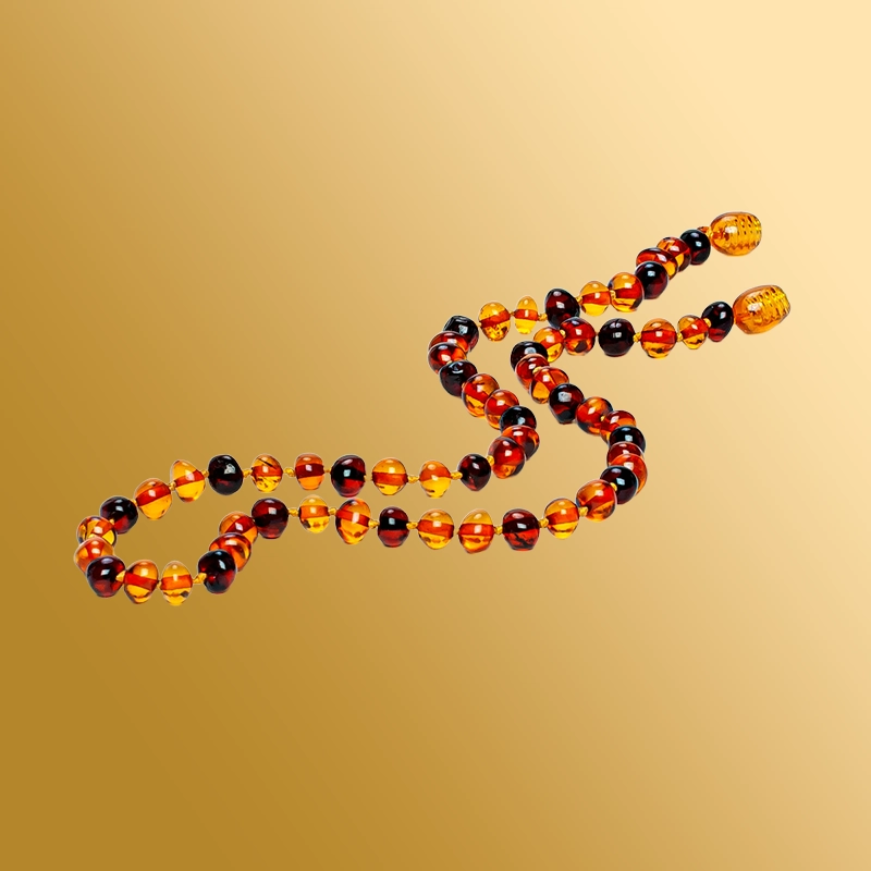 Бусы детские из янтаря
