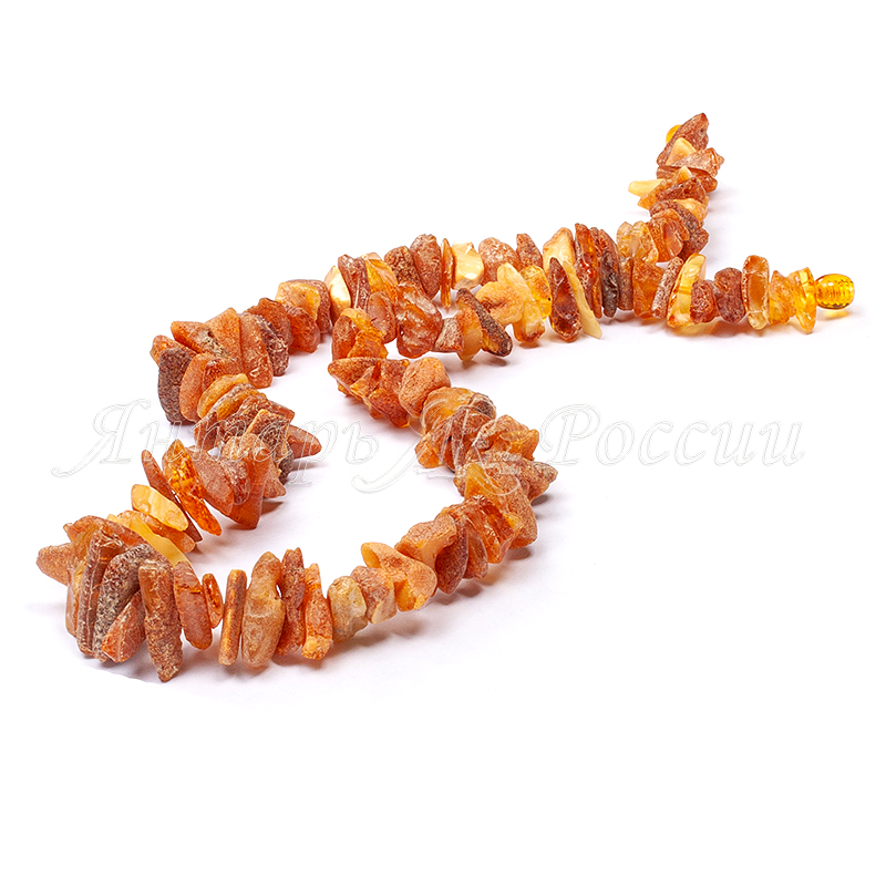 Бусы янтарь