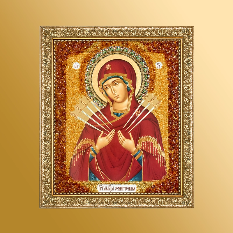 Иконы из янтаря Иконы из янтаря