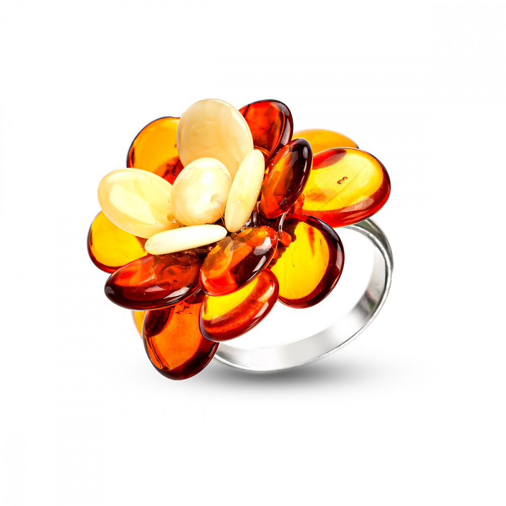 Кольцо Цветок