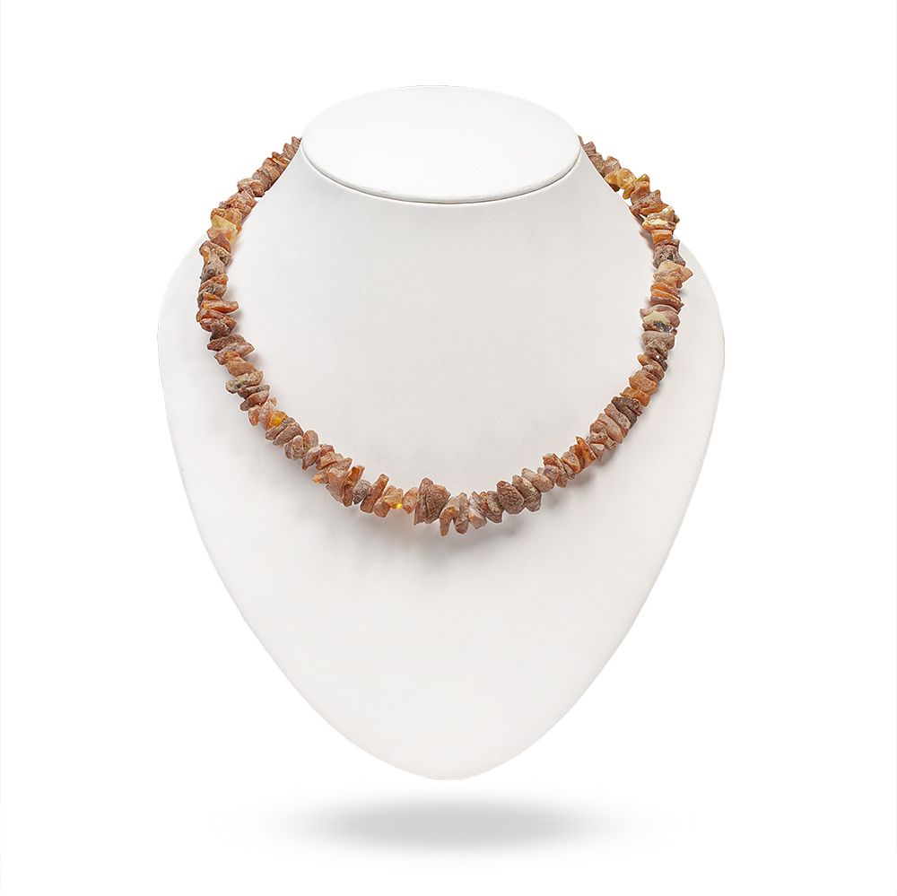 Бусы янтарь