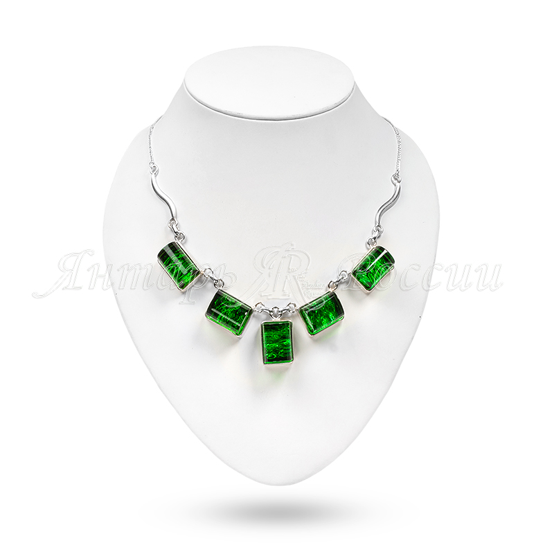 Колье Бернит, посеребрение Колье Бернит, посеребрение