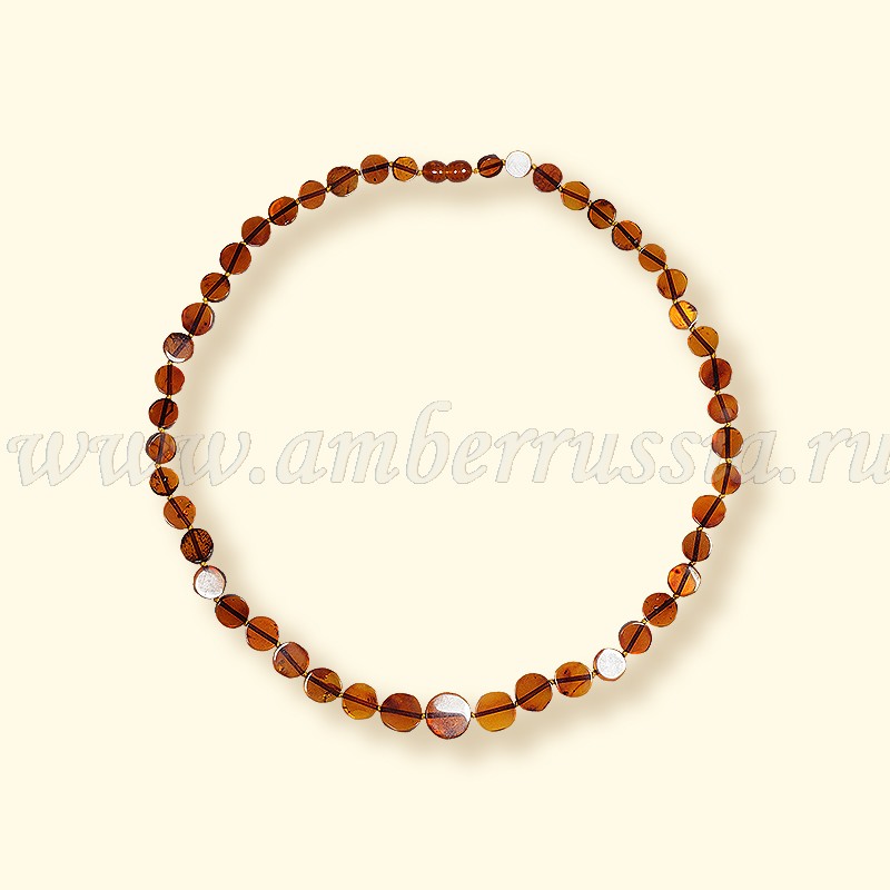 Бусы Янтарь
