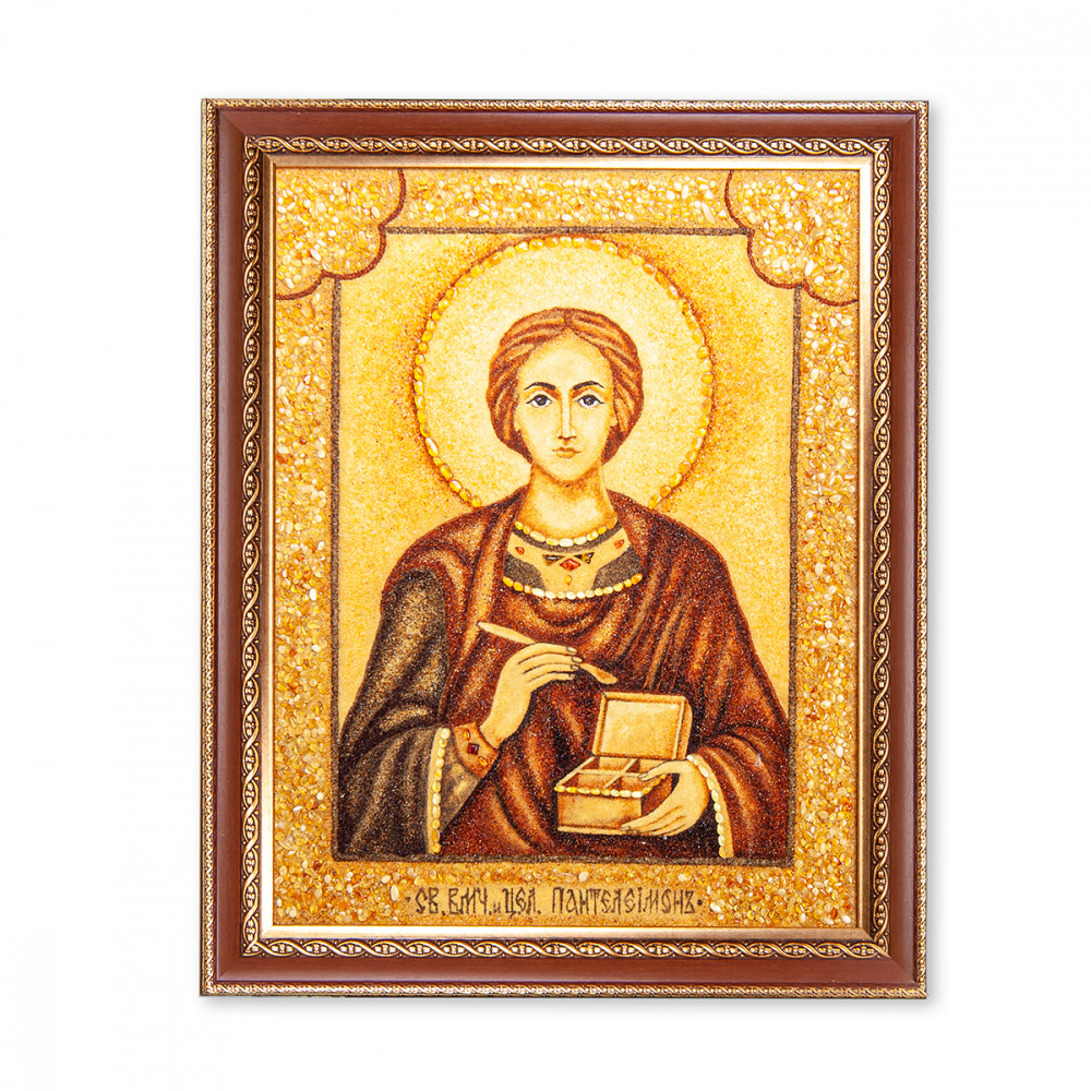 Икона св. Пантелеймон 42х52 см Икона св. Пантелеймон 42х52 см